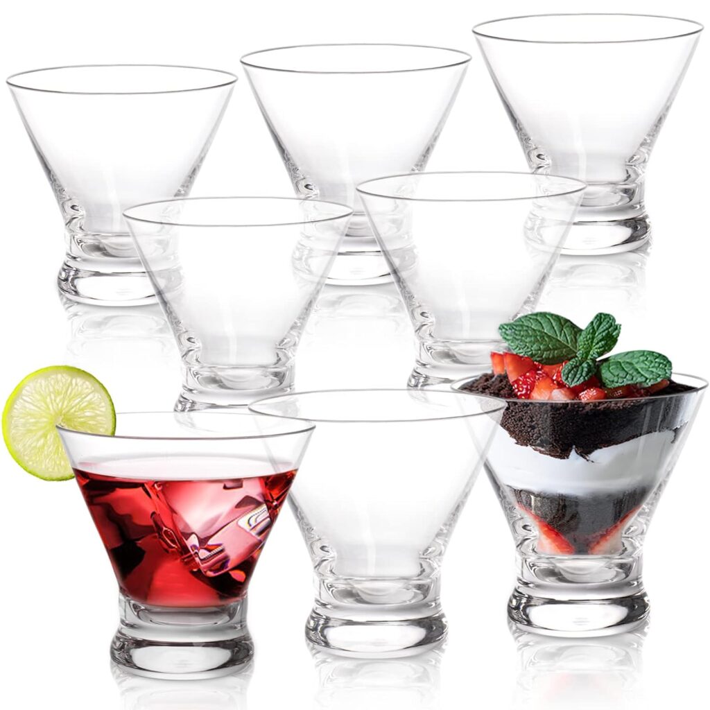 cocktail glasses set 7