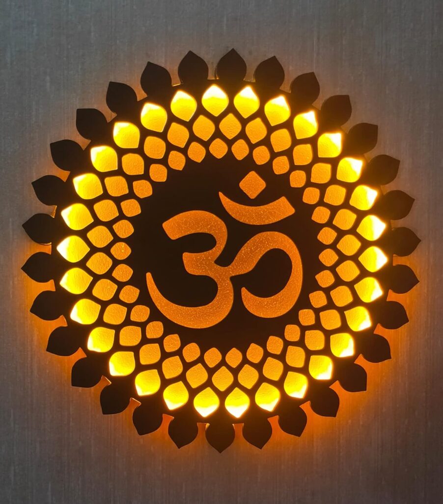 Mandala Wall Art led