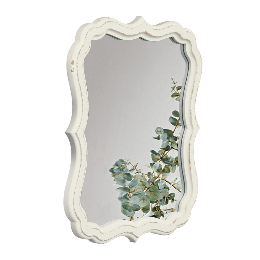 decorative wall mirror wht